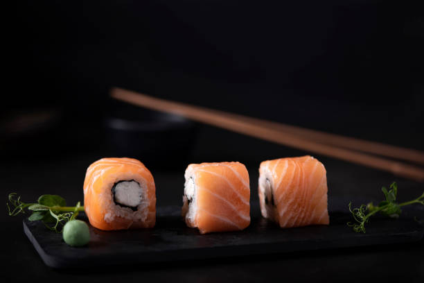 istock roll with salmon and philadelphia cheese 1284000126