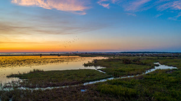 istock Bay Sunset in November 1284001372