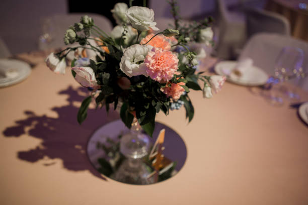 istock decor of the wedding table in the restaurant 1284005269