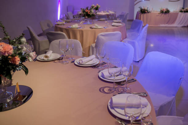 istock decor of the wedding table in the restaurant 1284006881