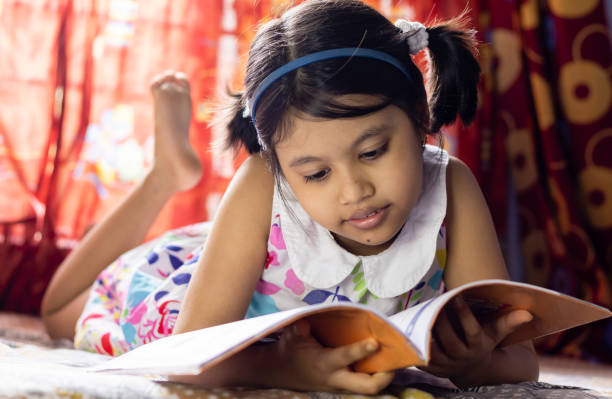 istock an Indian girl studying 1284013530