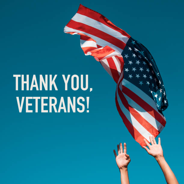 istock american flag and text thank you veterans 1284015213