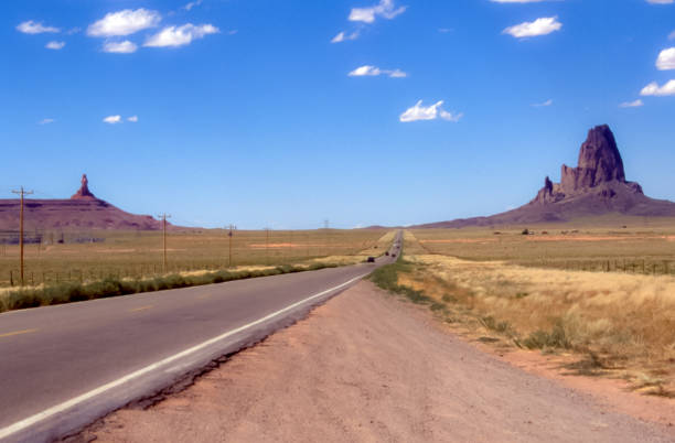 istock U.S. Route 163 towards Monument Valley, Arizona. 1284021161