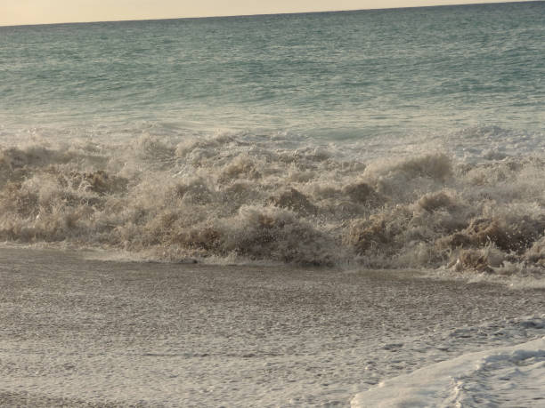 istock In Guadeloupe, on this sandy beach, the waves are not always quiet 1284022480