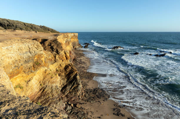 istock Cliffs on the west coast of France 1284024736