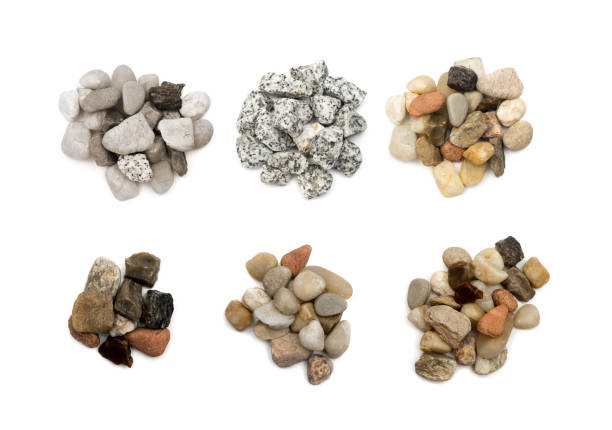 istock Heap Collection of Pebbles or Sea Stones Isolated 1284024949