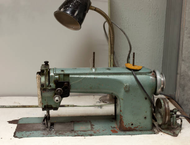 istock vintage old retro sewing machine mid twentieth century. 1284025925