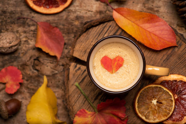 istock Autumn cozy cup of coffee 1284027253