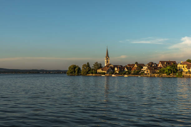ベルリンゲンの景色, ボーデン湖, トゥールガウ州, スイス - thurgau ストックフォトと画像