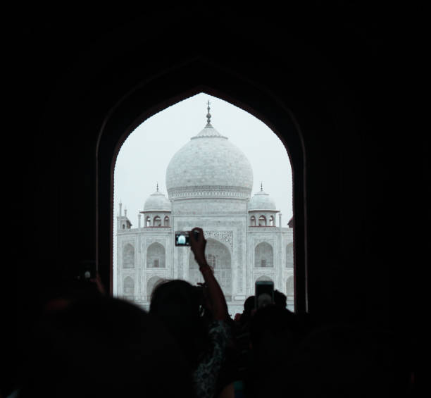 istock The Wonder Of The World (Taj Mahal) 1284030529