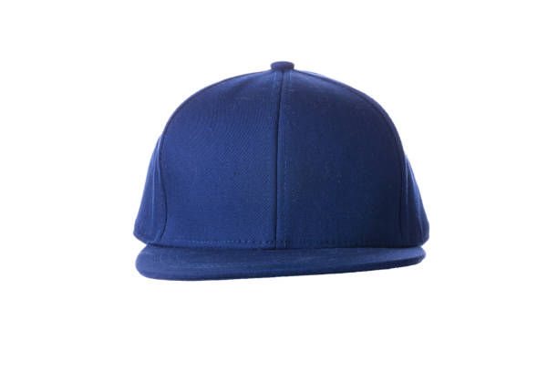 istock Blue hip hop cap on white background 1284032660
