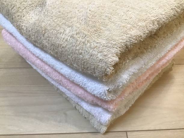 istock Soft bath towel to use in the bath 1284033829