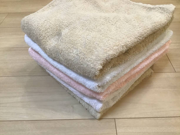 istock Soft bath towel to use in the bath 1284033836