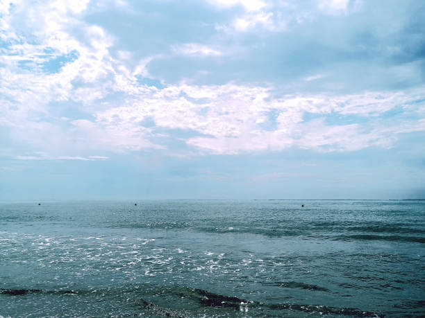 Color of the sky reflecting on the sea