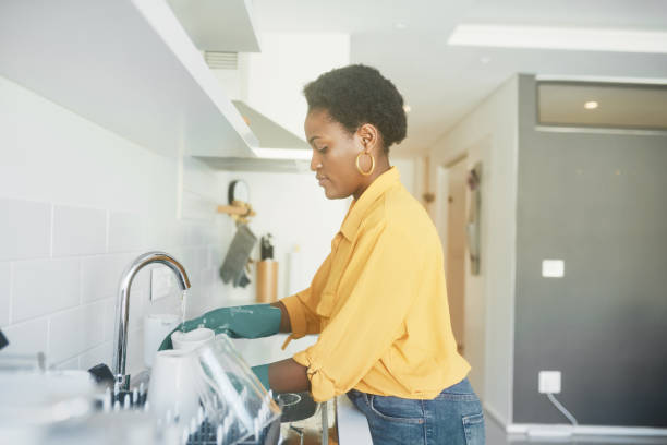 istock Letting dishes pile up is mistake number one 1284038472