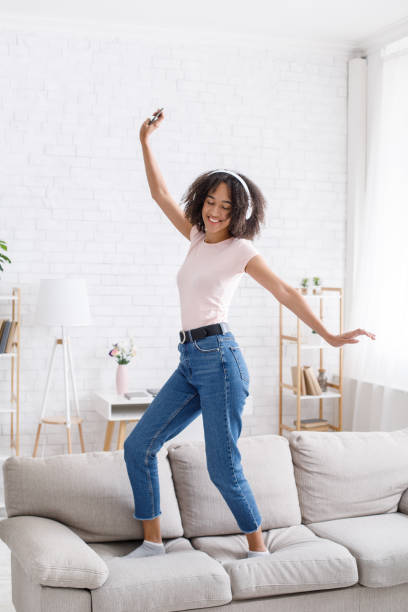 istock Stay home at covid-19 quarantine and music break at remote work 1284044342