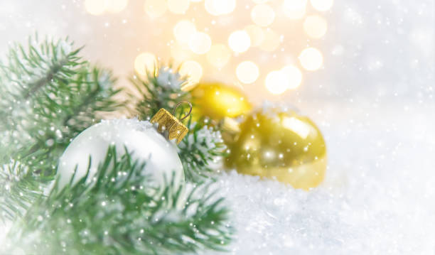 istock Merry Christmas Holidays greeting card background. Selective focus. 1284045832