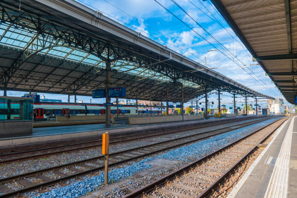 istock Railroad Station in Lausanne 1284053347