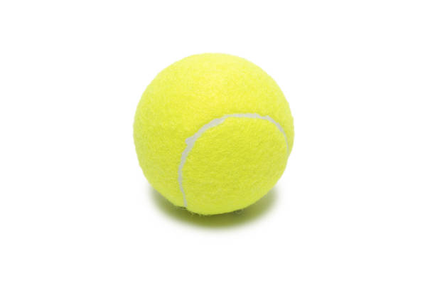 istock Tennis balls isolated on white background. 1284056481