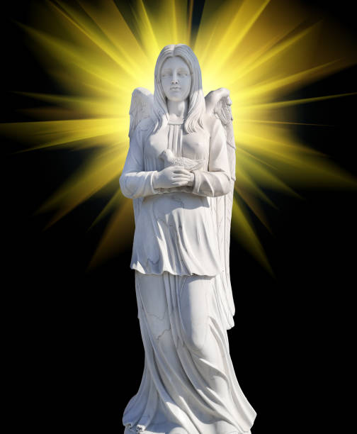 istock monument an angel on a background of mystical light 1284059345