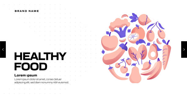 istock Fitness and Workout Concept Landing Page Design. Modern Flat Style Vector Illustration 1284059484