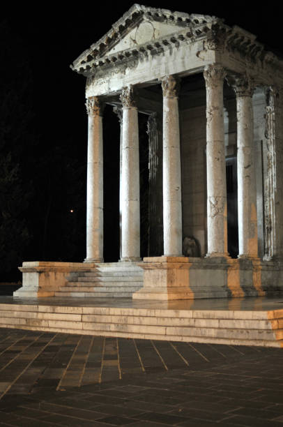 istock Night roman church 1284065537