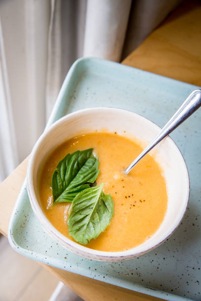istock Tomato and Cauliflower Pureed Soup 1284072280