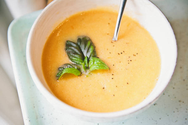 istock Tomato and Cauliflower Pureed Soup 1284072290