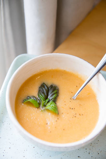 istock Tomato and Cauliflower Pureed Soup 1284072313