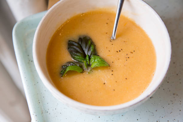 istock Tomato and Cauliflower Pureed Soup 1284072326