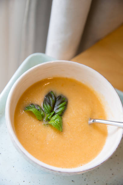 istock Tomato and Cauliflower Pureed Soup 1284072376