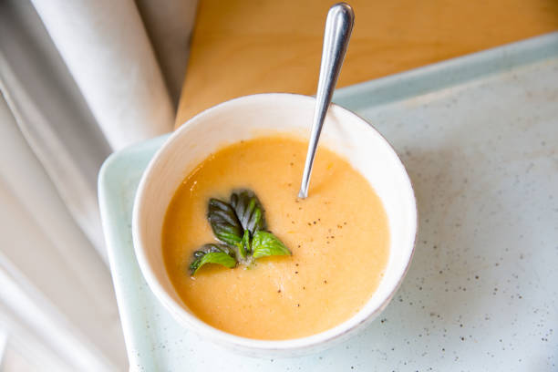 istock Tomato and Cauliflower Pureed Soup 1284072385