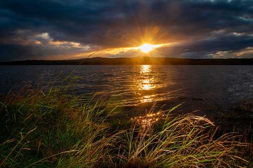 Sunset from Lough Swilly, Manorcunningham, Letterkenny, County Donegal