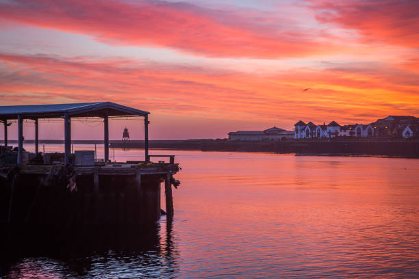 istock North Shields Fish Quay on a calm morning during sunrise 1284075072