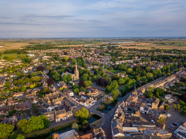 istock Spalding, UK, Aerial 1284076470