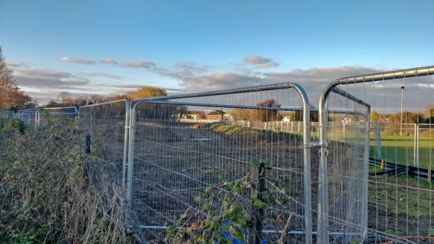 istock Construction of new road through green belt land 1284082148