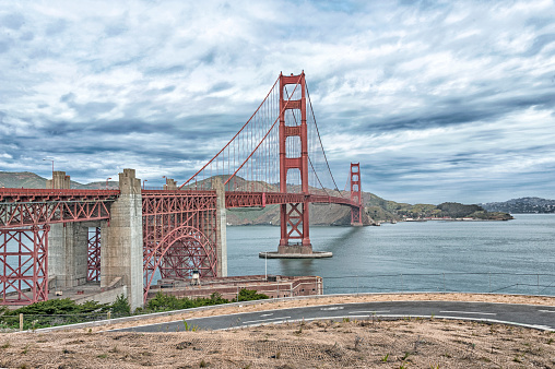 This Bridge known the world over is one of the modern wonders of the world and can be seen from outer space, it connects San Francisco with Sausalito along highway 101.