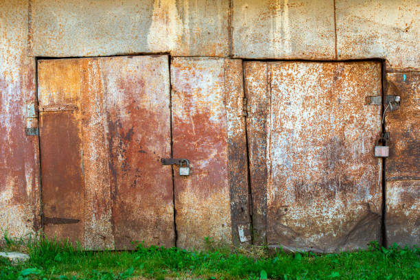 istock tin metal barn doors 1284095124