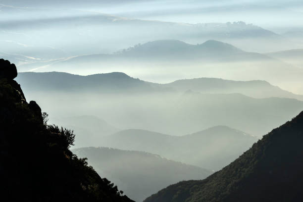 istock Misty Mountain Canyons Chatsworth California. 1284095150