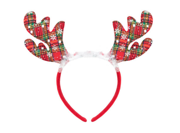 istock Christmas hoop with horns isolated on white background 1284099365