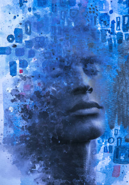 istock Creative photo manipulation of a portrait 1284100074