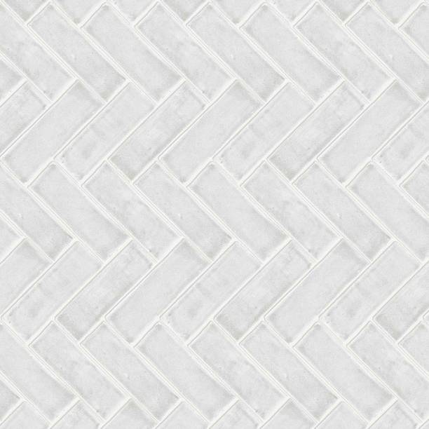 White chevron floor tile texture with crackle finish White chevron floor tile texture with crackle finish herringbone stock pictures, royalty-free photos & images