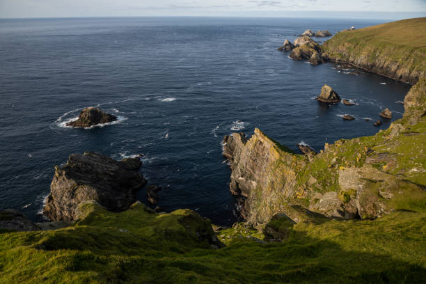 istock The rocky coastline of Hermaness 1284104491