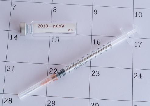 Vaccination, Calendar, Flu Virus, Personal Organizer, Vial