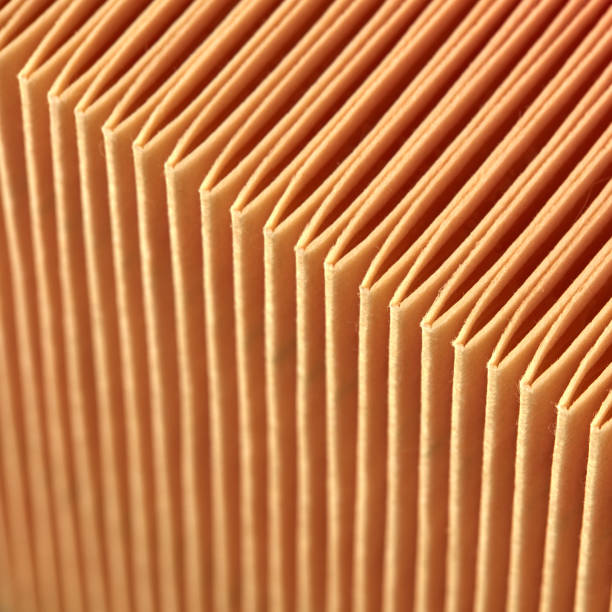 istock Air filter. Air cleaning system. Element purifying the air in the car 1284118638