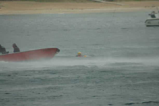 Surf rescue team in the shallows