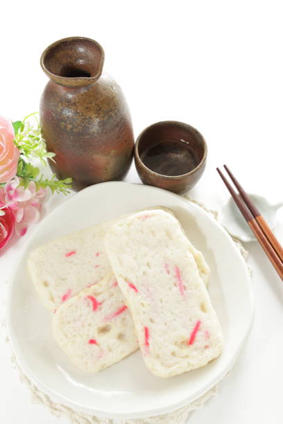 istock Japanese food, red ginger fish cake 1284125141