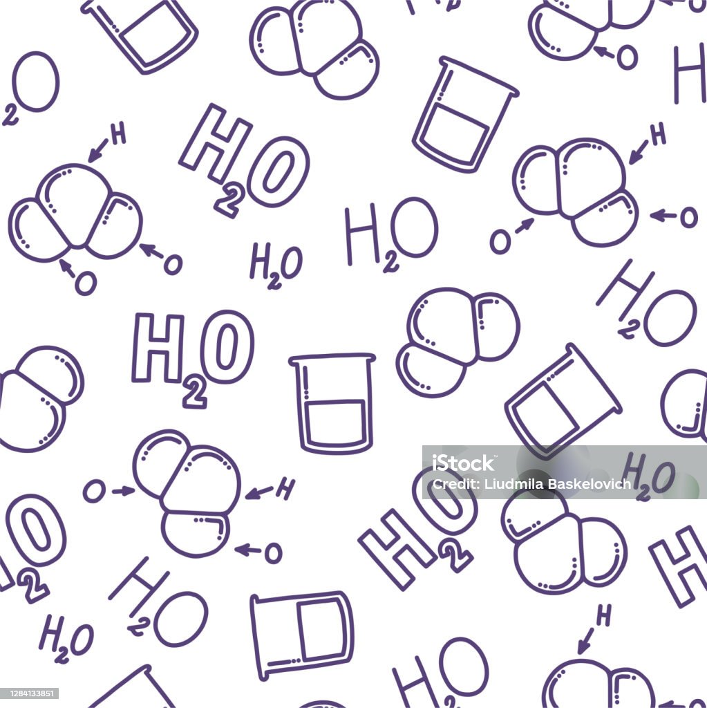 Mô Hình Hóa Học Liền Mạch Với H2o Phân Tử Chất Lỏng Và Công Thức ...