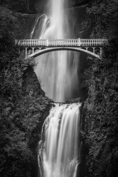 istock Multnomah Falls and bridge, in the Columbia River Gorge, Oregon 1284137689