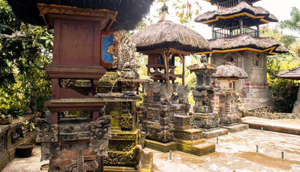 istock Historic Buddhist temple in Ubud, Bali, Indonesia 2019 1284140529